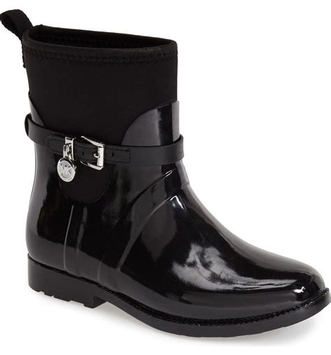 michael michael kors charm stretch rain booties|Michael Kors Charm Stretch Rain Boots & Reviews .